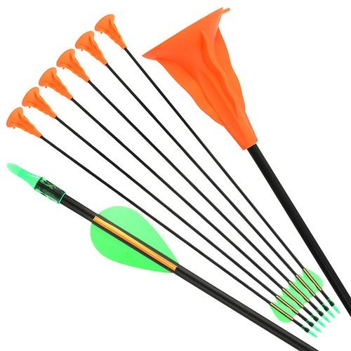 12pcs 29in Sucker Arrows Youth Safe Suction Cup Target Practice Shooting Archery