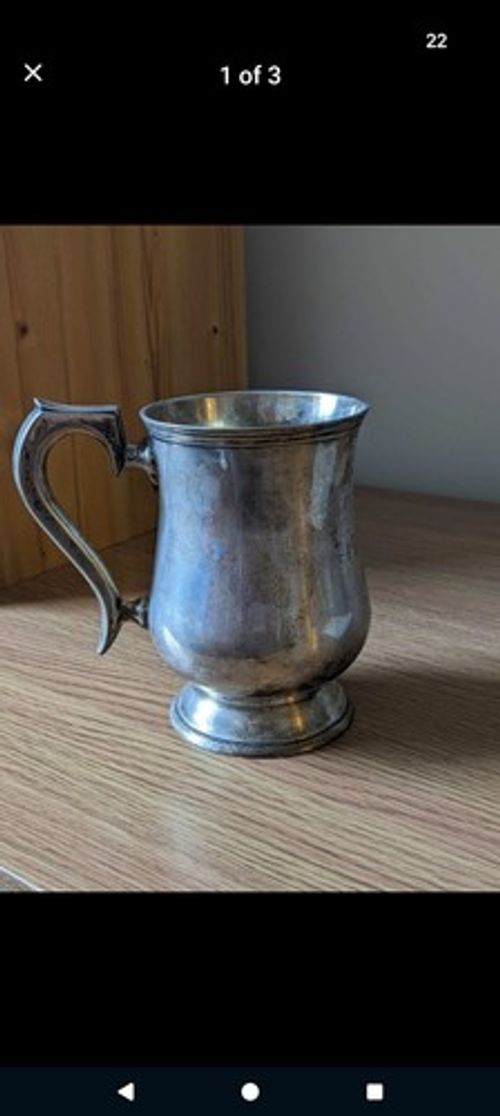 HMS Rothesay Pewter Drinking Tankard Cup Drinking Vessel