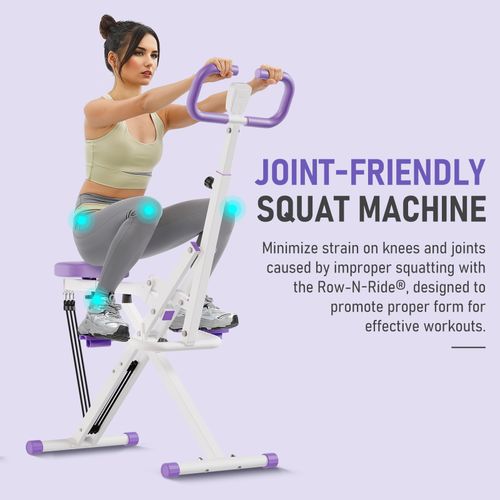 LCD Deep Squat Assist Trainer Machine Exercise Training for Home Gym Workout — image 3