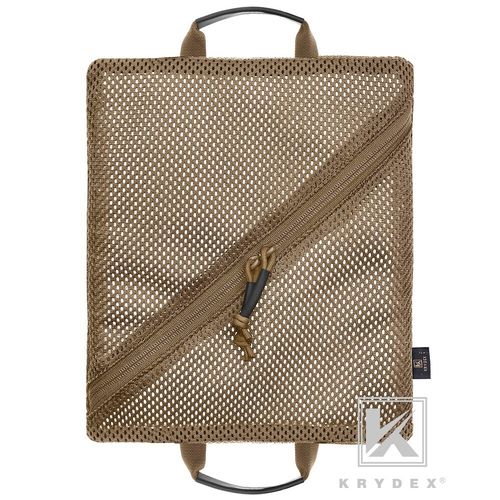 KRYDEX Tactical Mesh Pouch Set Modular Storage Organizer Pockets Coyote Brown — image 13