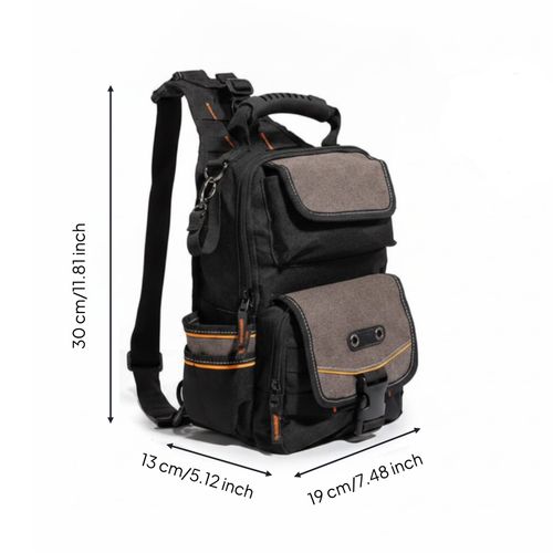 Multi-Pocket Tool Bag Heavy Duty Tool Bag with Shoulder Strap for Home Repairs — image 10