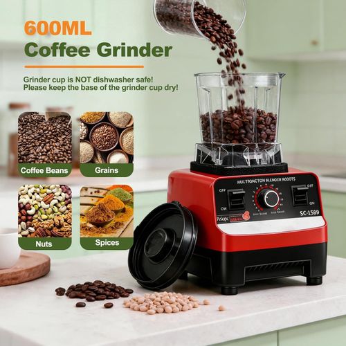 **Professional Kitchen Blender 2L Smoothie Maker 15 Speed Ice Crusher 600ml Grin — image 6