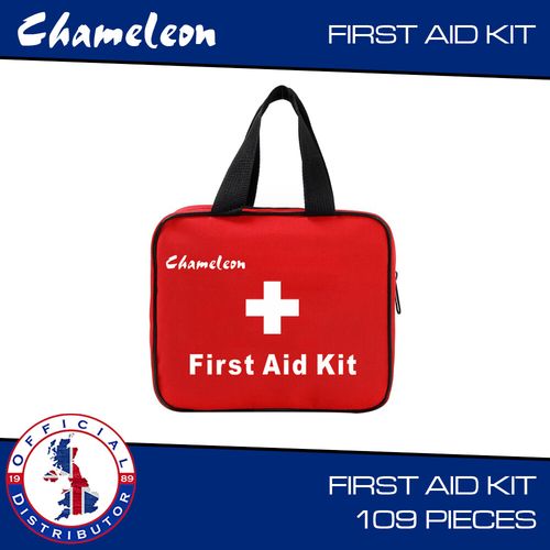 FIRST AID KIT MEDICAL EMERGENCY HOME TRAVEL CAR TAXI WORK 1ST AID BAG 109 PIECE — image 1