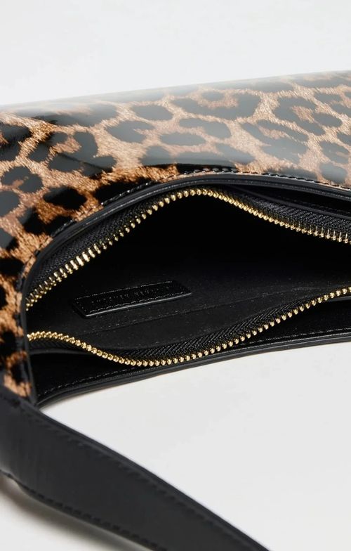8 Other Reasons Womens Shoulder Bag Leopard Print Leather Pia RRP £201 — image 3