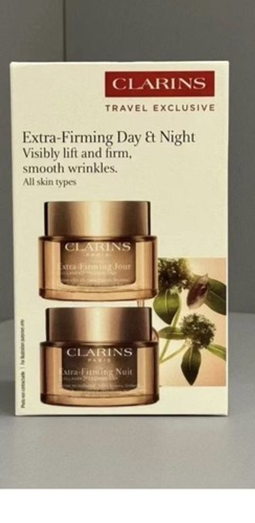 2x50ml Clarins Extra Firming Day Night Cream – [COLLAGEN]³ Firming Duo UK