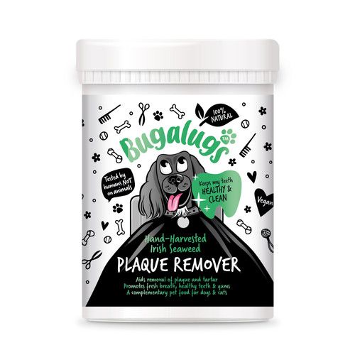 BUGALUGS Plaque Off Remover Dog Cat Dental Care Powder Removes Tartar Bad Breath