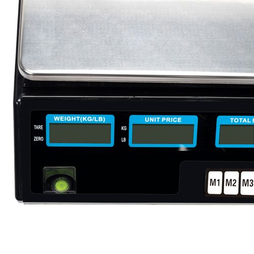 Digital Price Computing Scale 40kg/5g For Vegetable Food UK Plug Silver & Black — image 12