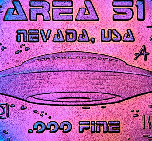 OUR SOLAR SYSTEM & AREA 51 Titanium & Bronze Commemorative Coins & Capsules — image 5