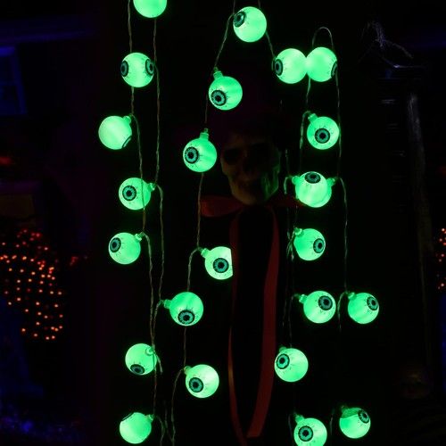 Halloween Decorations Outdoor,5M/30LED Eyeball Halloween Lights Decor