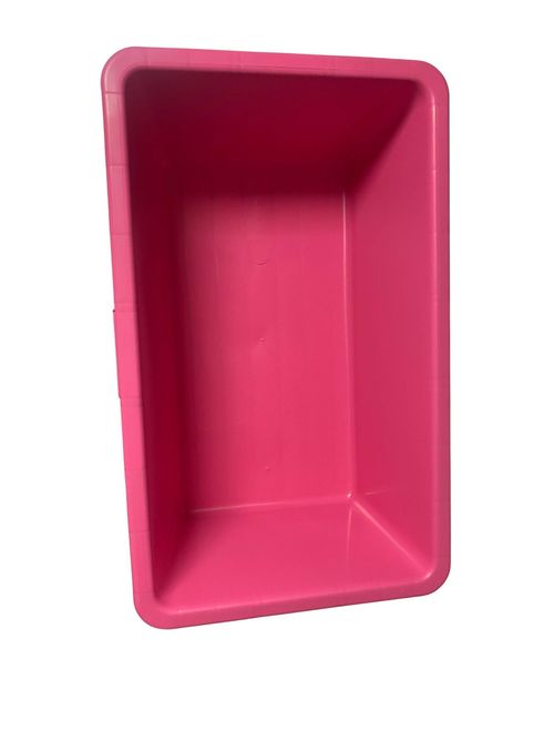 90L Pink Dog Bath with Stand & Drain Valve – Foldable Pet Washing Tub — image 11