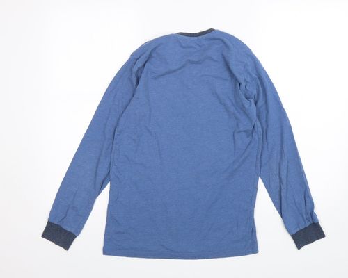 Boys UK Size 12-13 Years Matalan Blue Basic T-Shirt — image 2