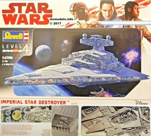 Revell 1/2700 Star Wars Imperial Star Destroyer New Plastic Model Kit 06719