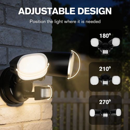 200W LED Flood Light with PIR Motion Sensor 30000lm Security Outdoor Wall Light — image 11