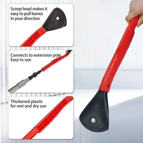 5pcs Retractable Drain Gutter Scoop Cleaning Garden Leaf Gutter Spoon Tool — image 4