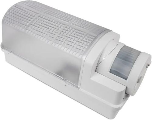 Bright Source Outdoor Wall Security Bulkhead IP44 & IK08 Rated E27 Base 1, White — image 2