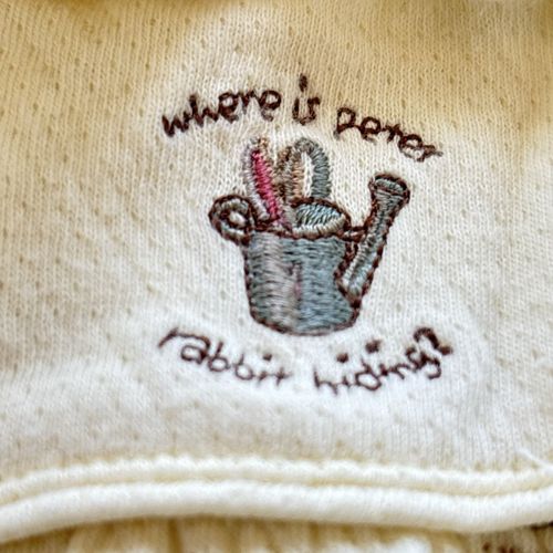 Peter Rabbit Romper 9 Months VTG  Cotton Where Is Peter Hiding Beatrix Potter — image 8