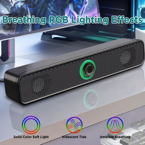 Computer Speakers USB Powered Wired Bluetooth PC Desktop Laptop Speaker Soundbar — image 7