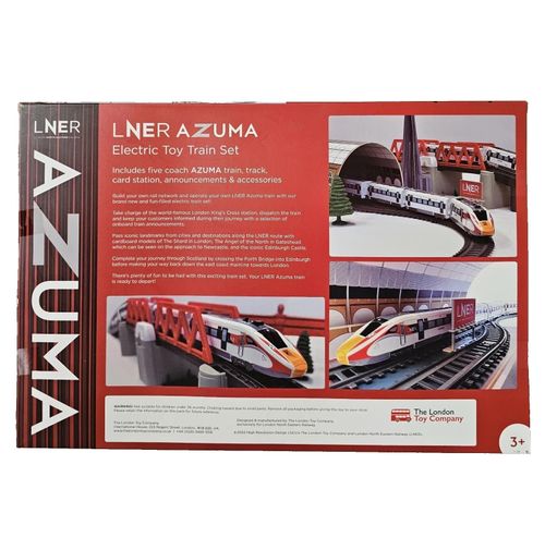 LNER Azuma Electric 5 Coach Toy Train Set with 50+ Pcs & 7.5m Track for Age 3+ — image 6