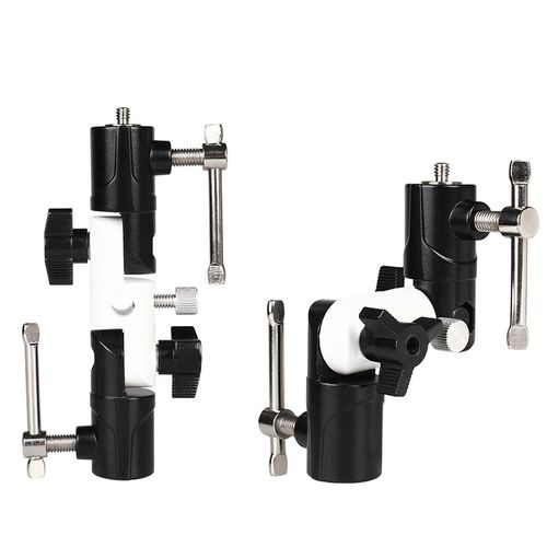 Umbrella Flash Adapter Swivel Light Stand Mount Bracket Studio Metal Holder UK — image 7