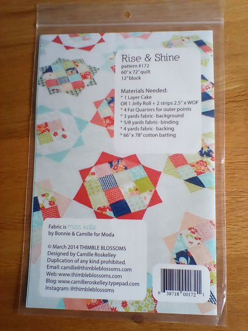 'RISE & SHINE' ~ Quilt Pattern by Thimble Blossoms — image 3