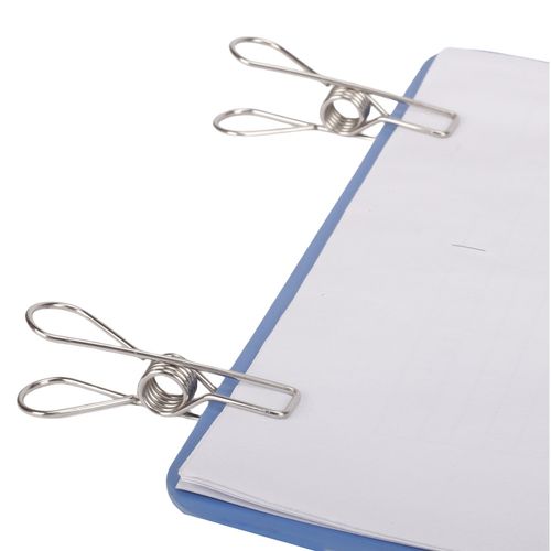 50Pcs Stainless Steel Washing Line Clothes Pegs Hang Pin Metal Clips Laundry New — image 7