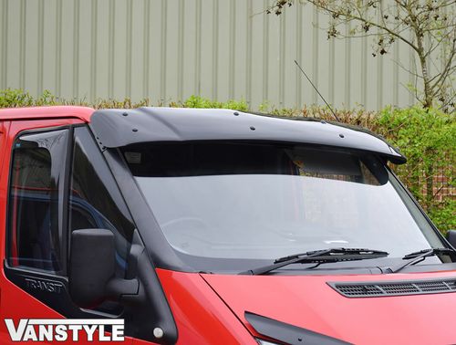 FOR FORD TRANSIT MK7 07-13 BLACK SOLID SUNVISOR SUN VISOR WIND DEFLECTOR TOURNEO — image 11