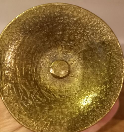 Vintage Solid Brass Heavy Aladdin Lamp Excellent — image 5