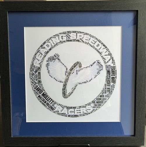 Reading Racers Speedway Team Framed and Mounted Digital Art Print
