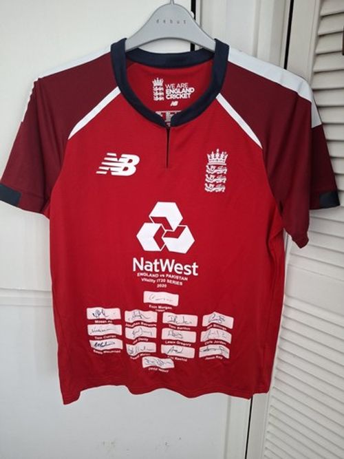 England cricket signed shirt 2020