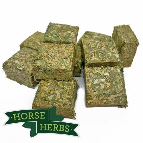 Horse Herbs Calming Chamomile Cubes 1kg Pouch, 100% Natural Horse Treat, Equine