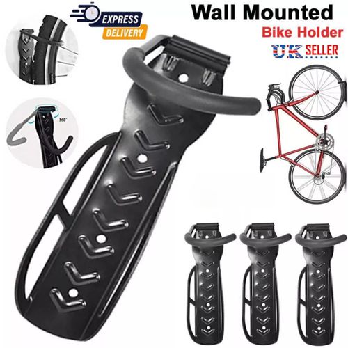Heavy Duty Steel Wall Mount Bike Hooks Garage Shed Bicycle Storage Holder UK — image 1