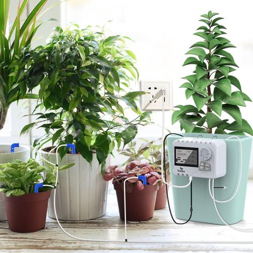 Automatic Drip Irrigation Plant Watering System Kit with Timer Garden Greenhouse — image 5