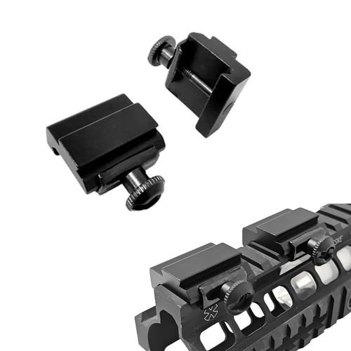 Set of 2 20mm to 11mm Dovetail Rail Base Adapter Scope Mount for Weaver Picat... — image 1