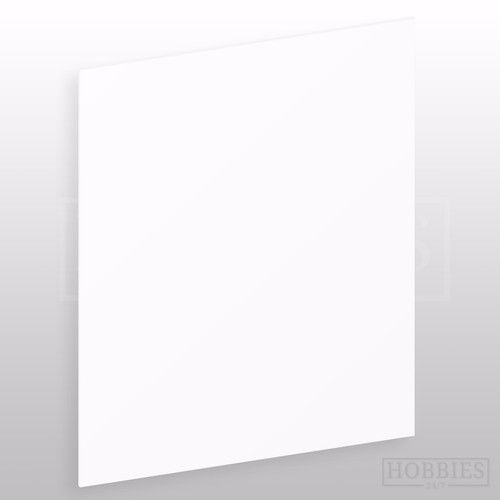 Plastic Building Card Model Scratch Build Sheet 0.5 1 1.5 2 mm Black White Clear