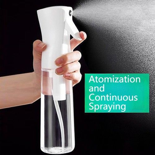 200ml Continuous Fine Mist Spray Bottle – Ultra-Fine Water Mister for Hair Styli