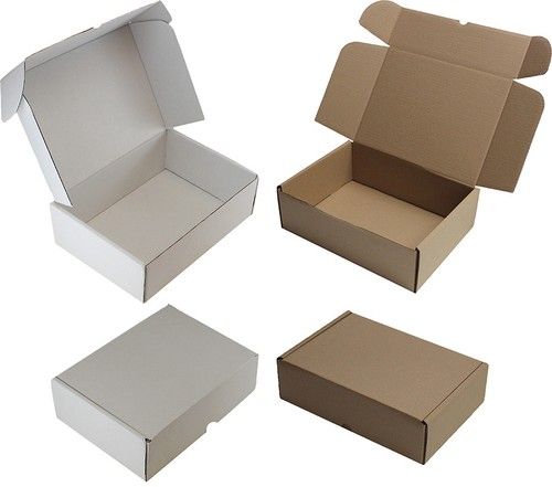 WHITE OR BROWN SHIPPING CARDBOARD BOXES POSTAL MAILING GIFT PACKET SMALL PARCEL