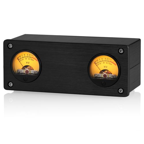 Nobsound Analog Stereo VU Meter Audio Level Display Sound Level Meter Visualiser — image 1