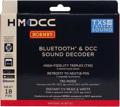 Hornby R7345 HM7000-N18TXS: Bluetooth & DCC Sound Decoder (Next18-pin) — image 1