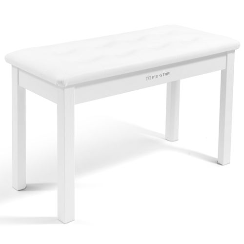   ♬Mustar Piano Stool Wooden Piano Bench With Storage Padded Keyboard Seat — image 7
