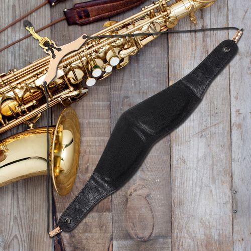 Saxophone Neck Strap Replacement Adjustable Saxophone Strap Padded Sax Strap — image 10