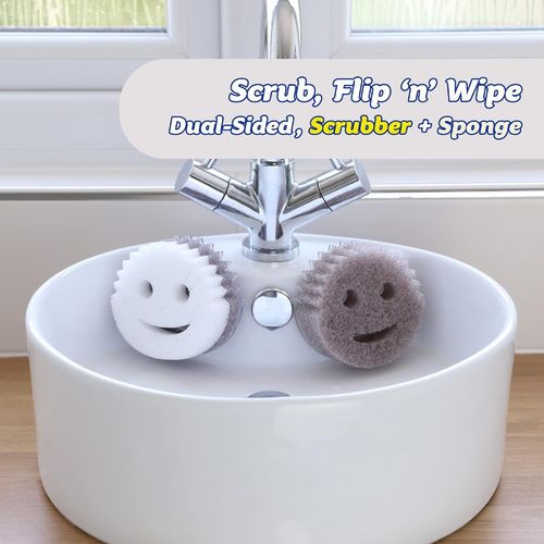 Scrub Daddy Scrub Mommy Cleaning Sponges - Dual Sided Non Scratch Sponge Scoure — image 2
