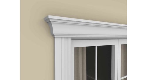 Exterior Coving Cornice Outside Above the Window Mouldings Home Decor Quality — image 2