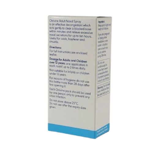 Otrivine Adult Metered Dose Nasal Spray - 10ml - Relieves A Blocked Nose - — image 3
