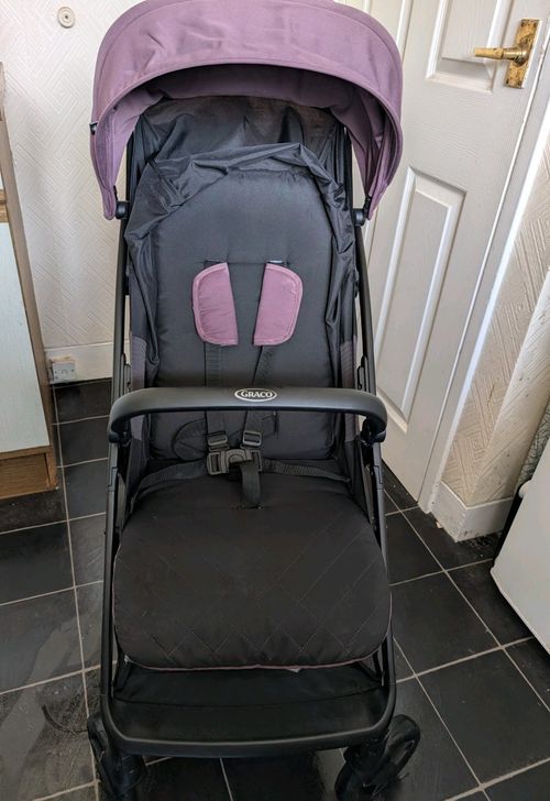 Graco Myavo Quick-Folding Travel Stroller- Sleepy Grey — image 2