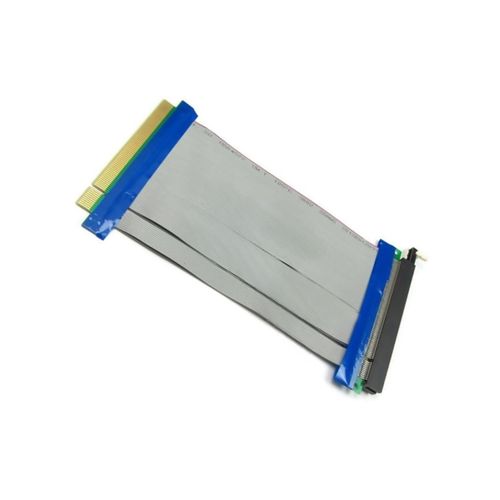 Male To Female PCI-E x16 Powered Flexible Riser Cable Extension Card Adapter b — image 1
