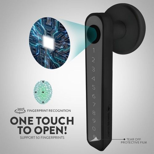 Smart Door Lock W/ Keypad Fingerprint, Keyless, Lock with WiFi Deadbolt