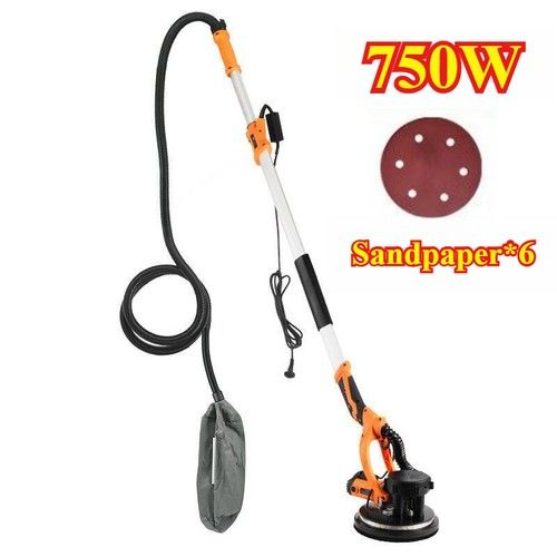 Drywall Sander Sanding Polishing Machine 6-Speed Adjustable With Sandpaper 750W
