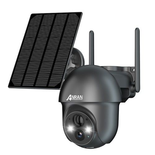 ANRAN Solar Battery CCTV Outdoor Security Camera Wireless WiFi Powered Home 3MP