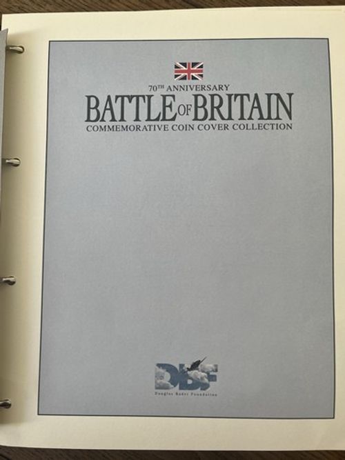 70th Anniversary Battle of Britain Commemorative Coin Cover Collection