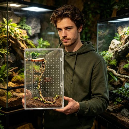 Jumping Spider Enclosure Accessories Jumping Spider Platform Habitat Decor — image 9